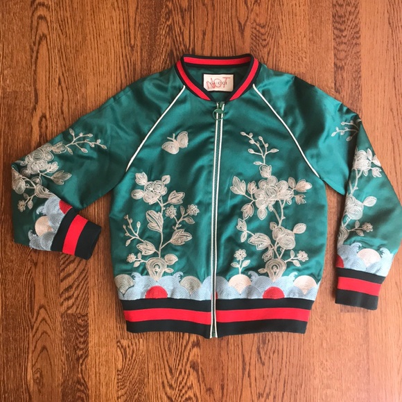 gucci green bomber jacket